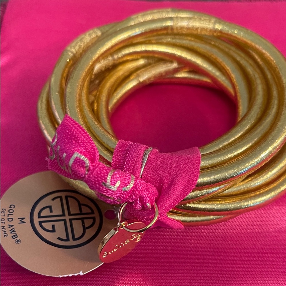 BUDHA GIRL GOLD BANGLE BRACELET SET